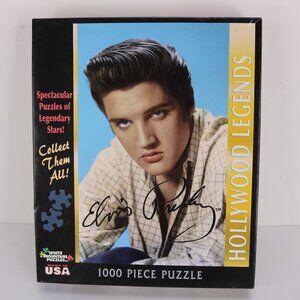 White Mountain "Elvis Hollywood Legend" Puzzle 1,000 Piece * VG Complete #631S